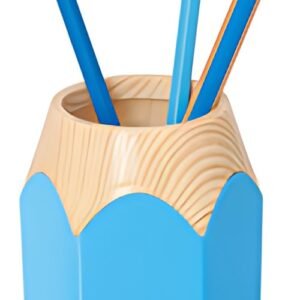WEDO Pot à crayons "PENCIL", en plastique, bleu clair