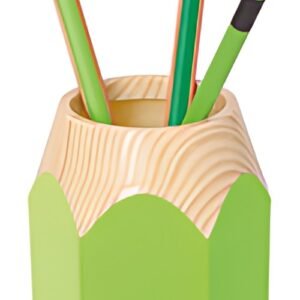 WEDO Pot à crayons "PENCIL", en plastique, vert pomme