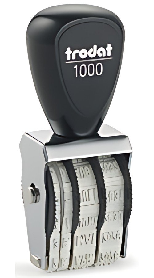 Tampon dateur Trodat 1000, taille d'impression : 3 x 15 mm