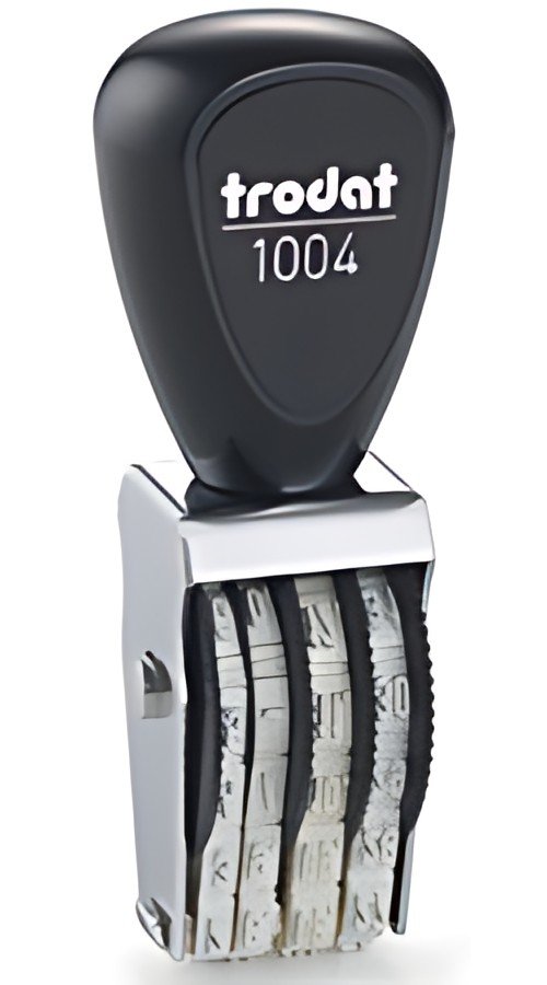 trodat Tampon dateur 1004, taille d'empreinte: 3 x 12 mm