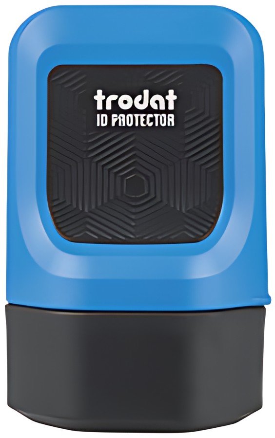 trodat Tampon de confidentialité ID Protector, bleu