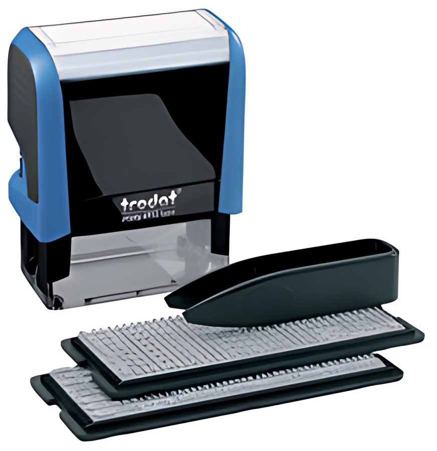 trodat Kit tampon à encrage automatique Typo Printy 4912