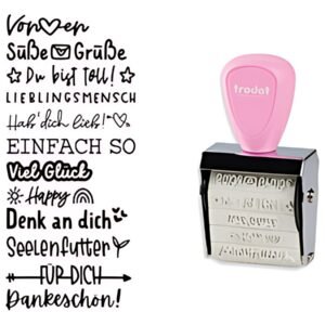 trodat Kreativstempel-Set Creative Mini "Nette Botschaften"