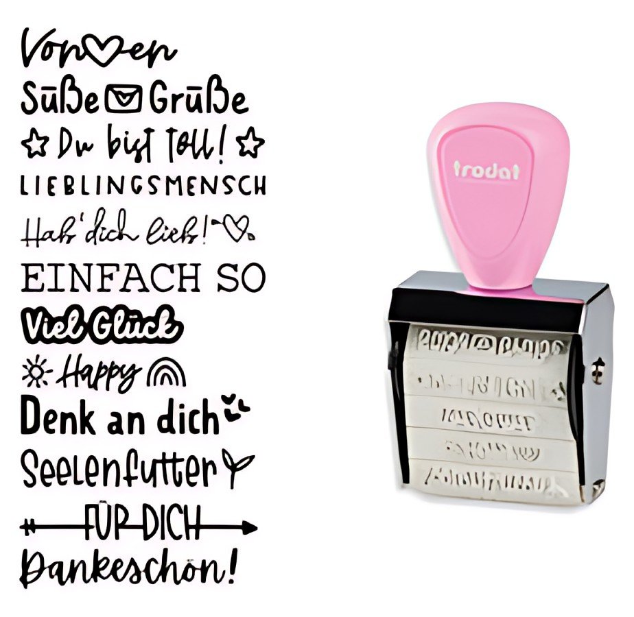 trodat Kreativstempel-Set Creative Mini "Nette Botschaften"