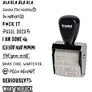 trodat Kreativstempel-Set Creative Mini "Böse Sprüche"
