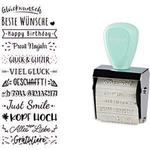 trodat Kreativstempel Creative Mini "Beste Wünsche"