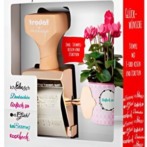 trodat Kreativstempel-Set VINTAGE "Glückwünsche"