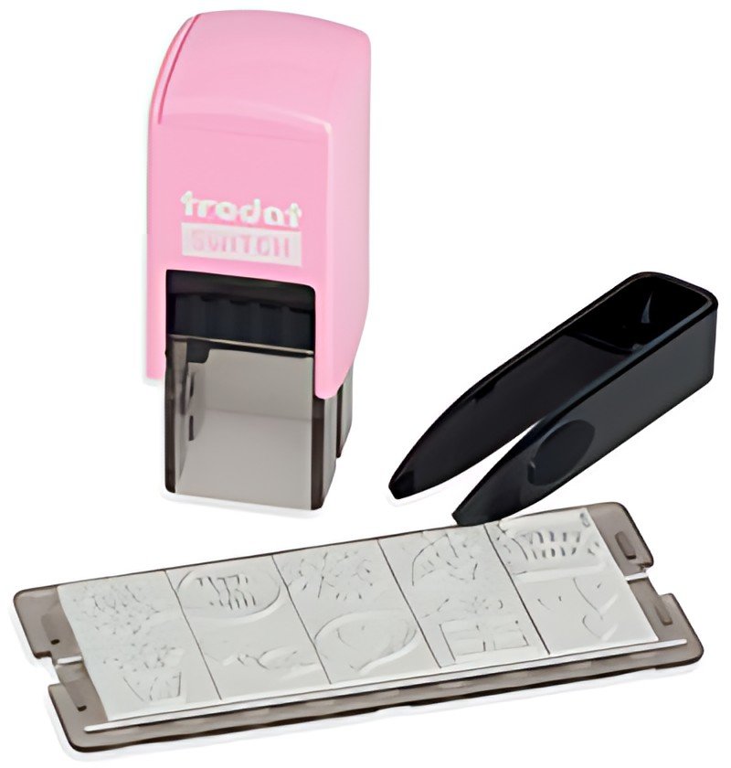 trodat Kit tampon à motif "Switch" - messages d'amour