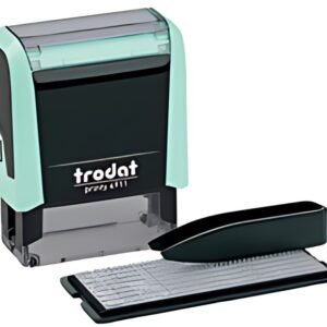 set de tampons texte trodat Printy 4911 Typomatic, vert pastel