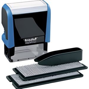 trodat Textstempel-Set Printy 4912 Typomatic, himmelblau