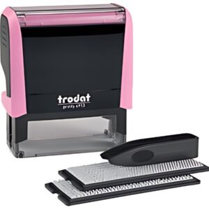 trodat Textstempel-Set Printy 4913 Typomatic, pastell-rosa