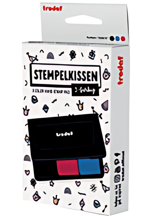 trodat tampon encreur 9051, 3 couleurs, noir/rouge/bleu