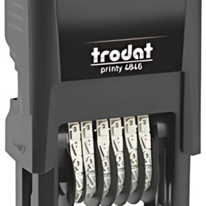 trodat Tampon numéroteur Printy 4.0 4846, 6 chiffres, noir