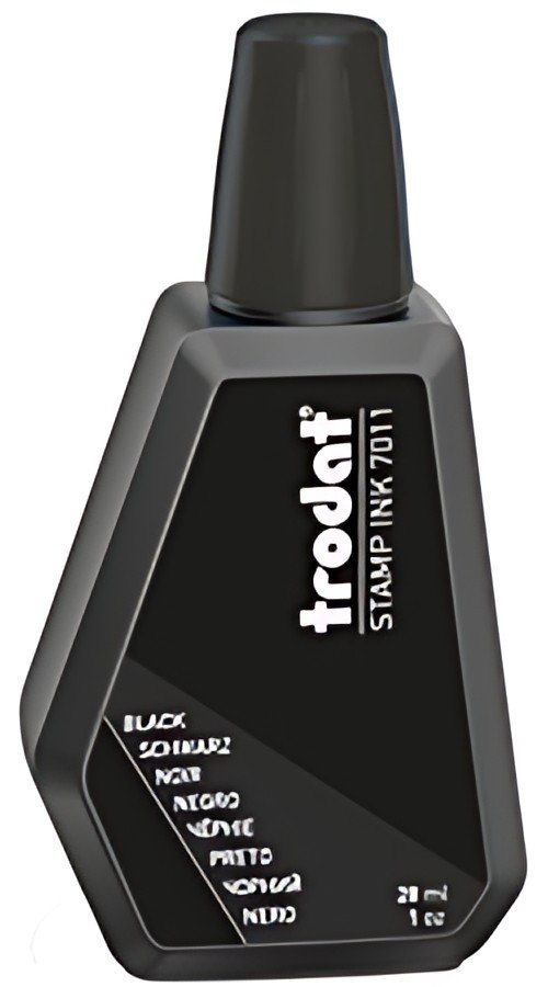 trodat Encre pour tampon encreur "7011", 28 ml, noir