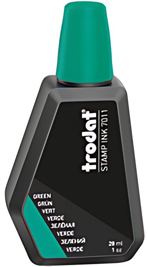 trodat Encre pour tampon encreur "7011", 28 ml, vert