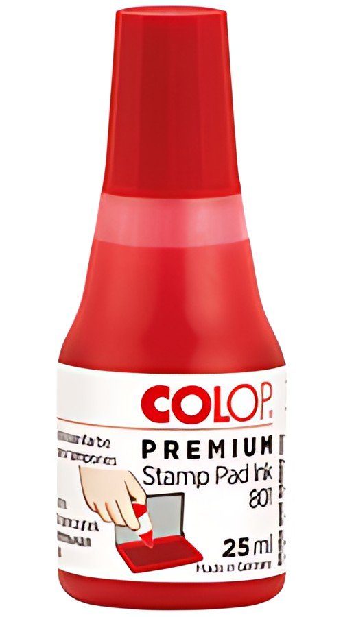 COLOP Encre tampon "801" pour cassette d'encrage, rouge
