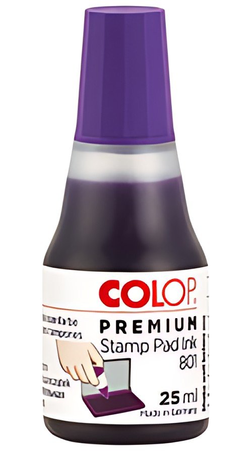 COLOP Encre tampon "801" pour cassette d'encrage, violet