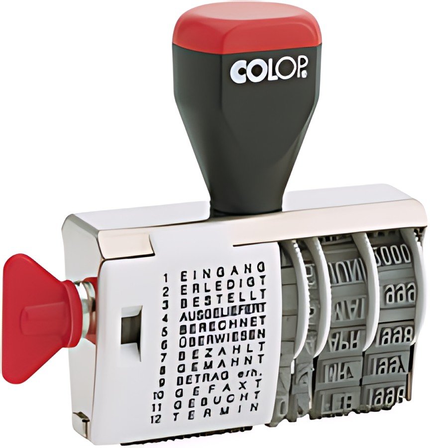 Cachet de bande de mots COLOP 04000/WD, avec date