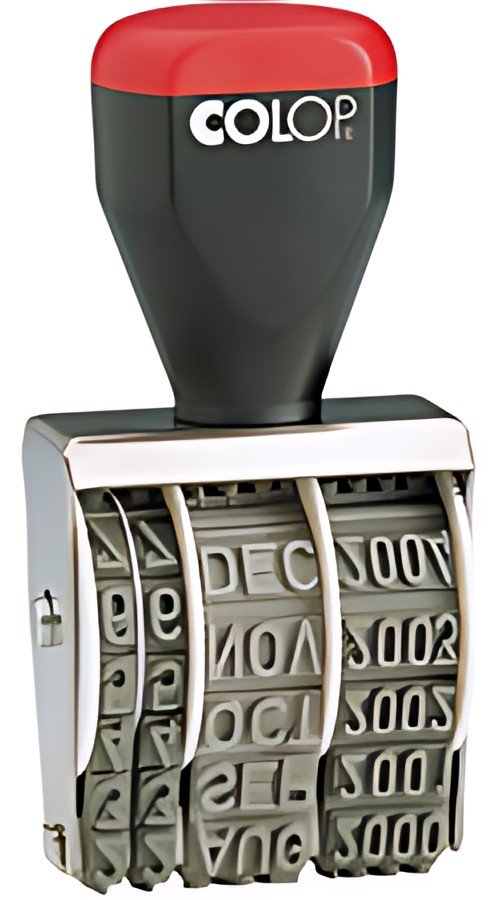 Timbre à date COLOP 05000, mois en lettres