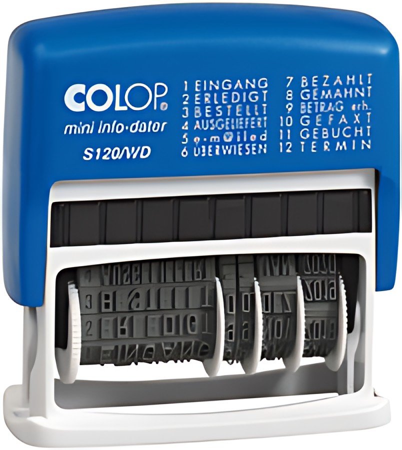 Timbre ruban mot COLOP Mini Dater S120/WD, avec date