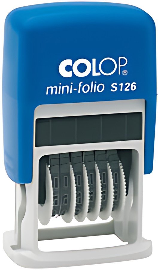 COLOP Tampon numéroteur Mini Dateur S126, 6 positions