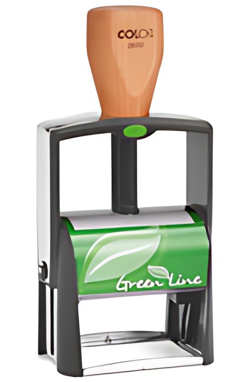 COLOP Tampon avec texte Classic 2600 "Green Line",configurer