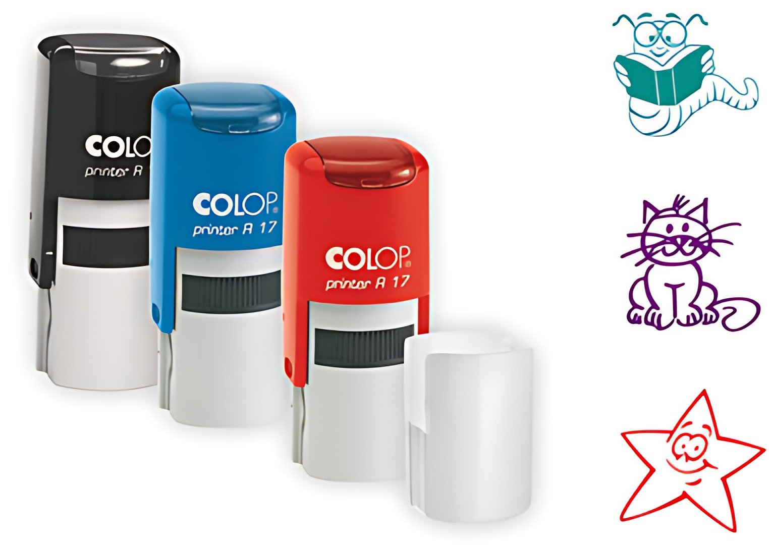 COLOP Tampons pour enseignant "School Kit", Printer R17,rond