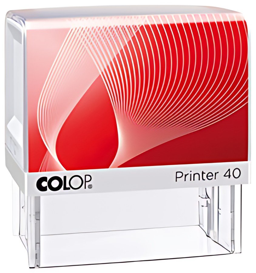 COLOP Tampon avec texte Printer 40, 6 lignes, configurable