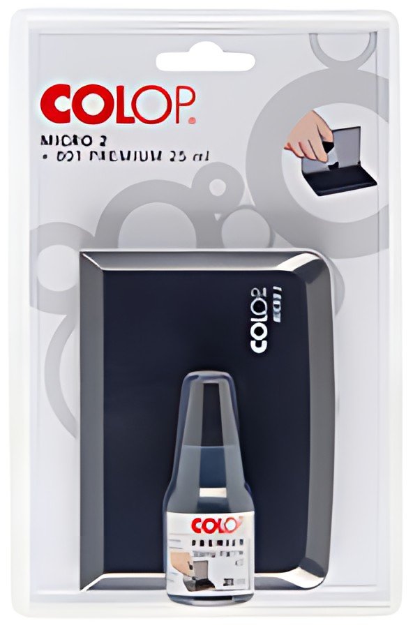 COLOP Set cassette d'encrage + encre, noir