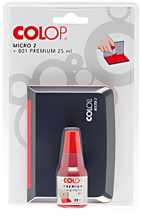 COLOP Set cassette d'encrage + encre, rouge