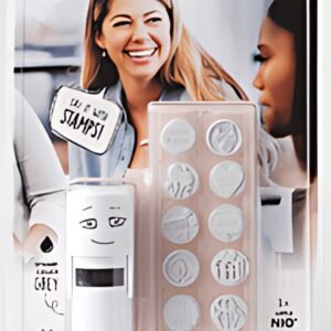 COLOP Kit tampon à motif "LITTLE NIO" anglais, blanc