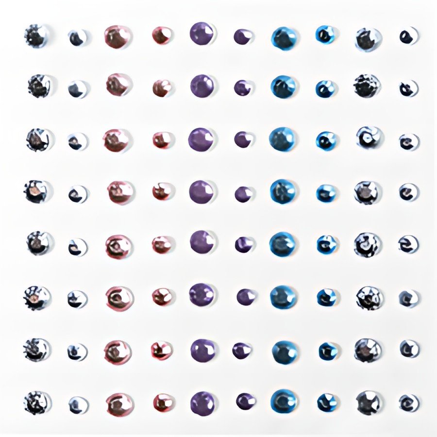 COLOP Set de pierres de strass LaDot, rondes