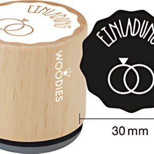 Timbre motif COLOP Woodies "Invitation"