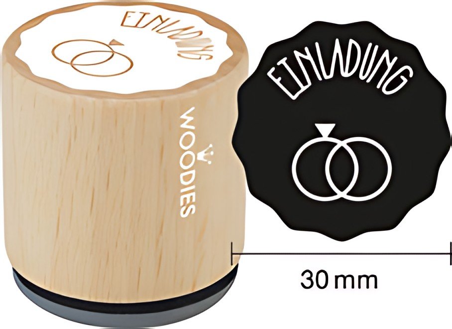 Timbre motif COLOP Woodies "Invitation"