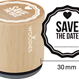 COLOP Tampon à motif Woodies "Save The date"