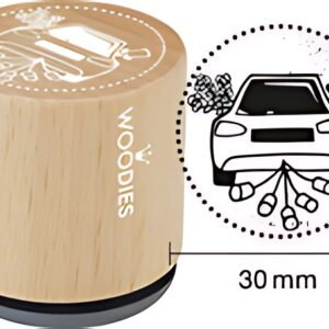 COLOP Tampon à motif Woodies "auto avec boîtes de conserve"