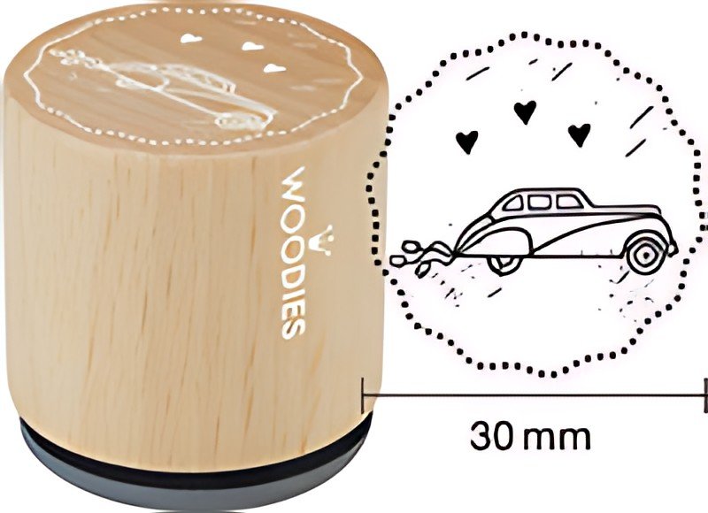 COLOP Tampon à motif Woodies "limousine de mariage"