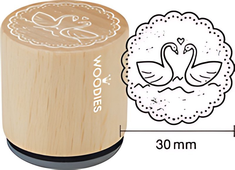 COLOP Tampon à motif Woodies "cygnes"