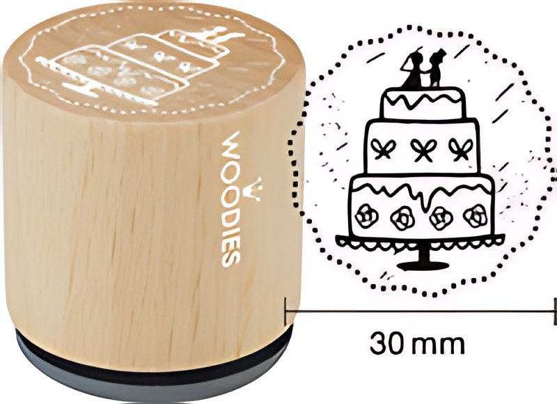 COLOP Tampon à motif Woodies "pièce montée"