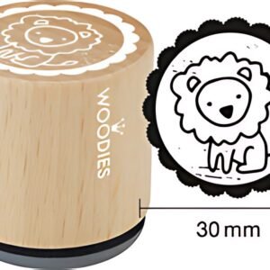 COLOP Tampon à motif Woodies "lion"