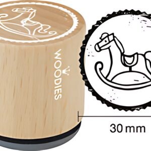 COLOP Tampon à motif Woodies "cheval à bascule"