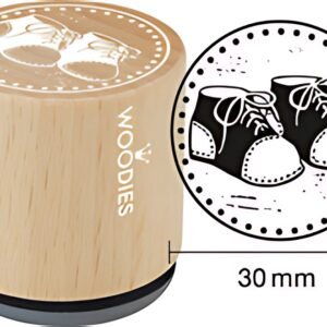 COLOP Tampon à motif Woodies "chaussures de bébé"