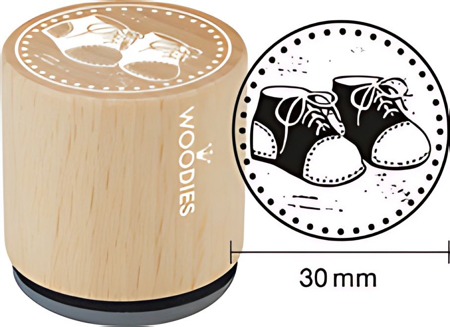 COLOP Tampon à motif Woodies "chaussures de bébé"