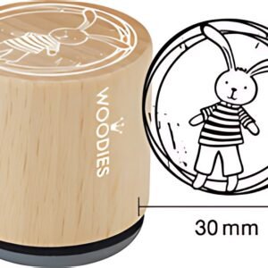 COLOP Tampon à motif Woodies "petit lapin"