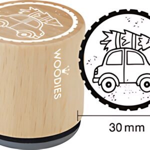COLOP Tampon à motif Woodies "voiture avec sapin"