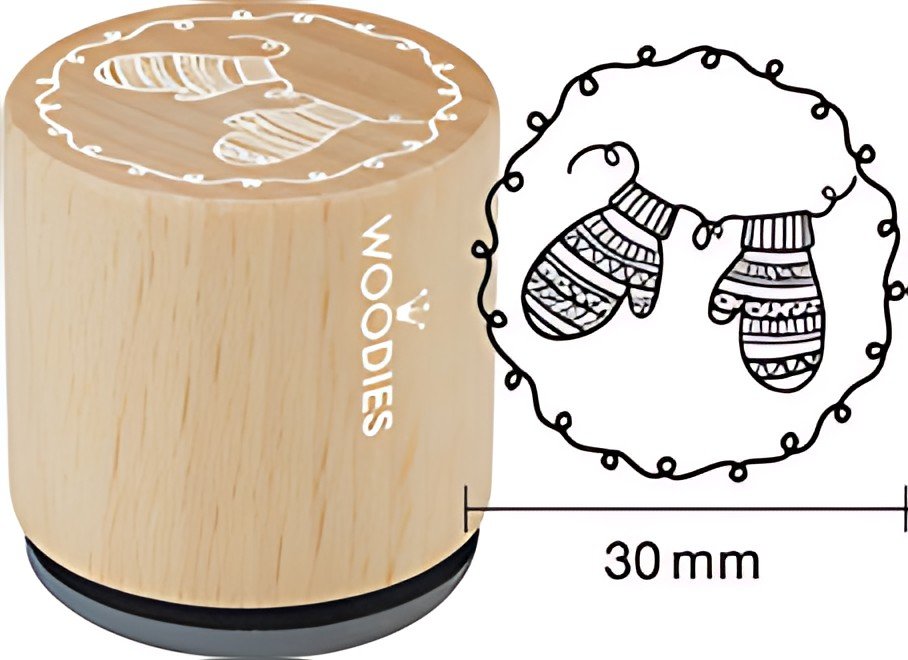 COLOP Tampon à motif Woodies "moufles"