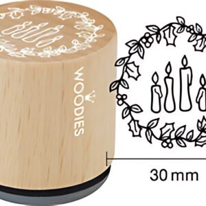 COLOP Tampon à motif Woodies "4 bougies"