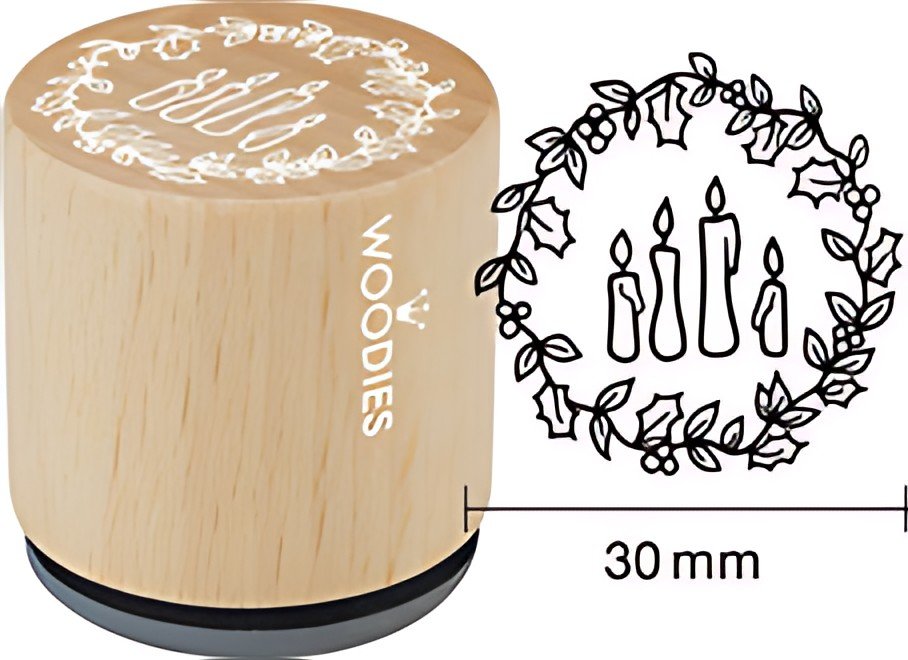 COLOP Tampon à motif Woodies "4 bougies"