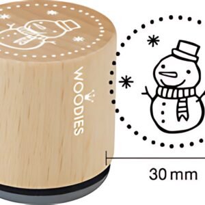 COLOP Tampon à motif Woodies "bonhomme de neige"
