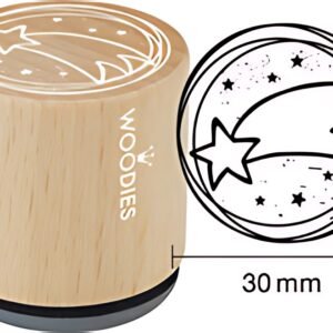 COLOP Tampon à motif Woodies "étoile de Noël"